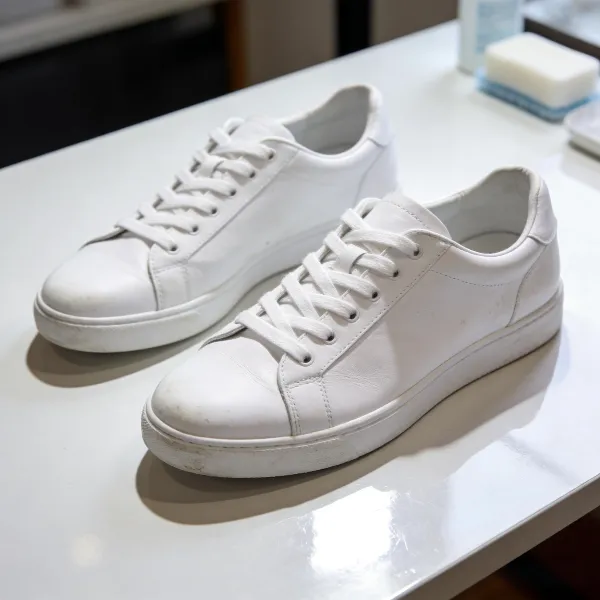 Cómo limpiar zapatos blancos