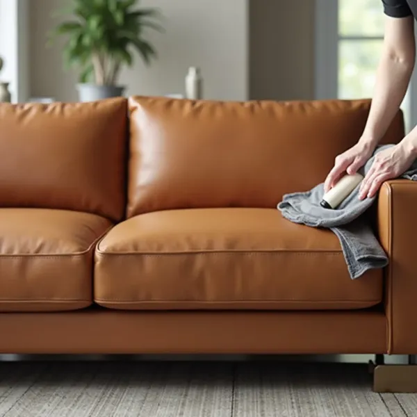 Étapes simples pour nettoyer votre canapé en cuir