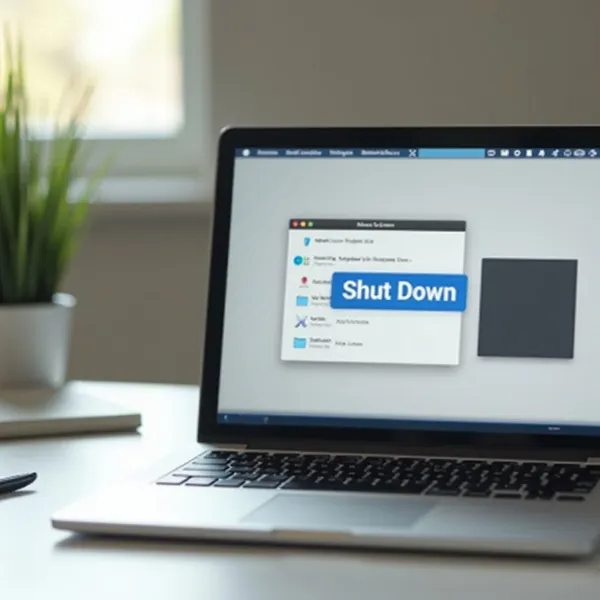 how to shut down mac