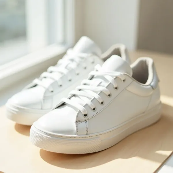 Welche Reinigungslösung ist die beste für weiße Schuhe?