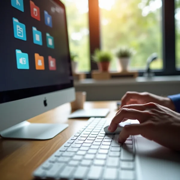 Mehrere Dateien mit der Maus oder dem Trackpad auswählen